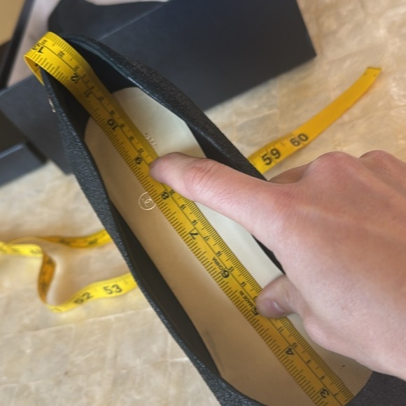 CHANEL CC interlocking black suede leather textured pumps heels sz 41.5 w box - Picture 16 of 16